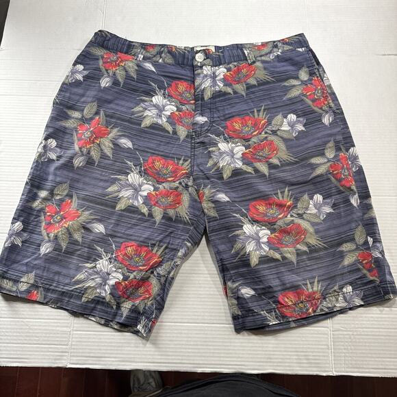 VTG Ecko Unltd. Hawaiian Floral Shorts Size 40 - Picture 1 of 11